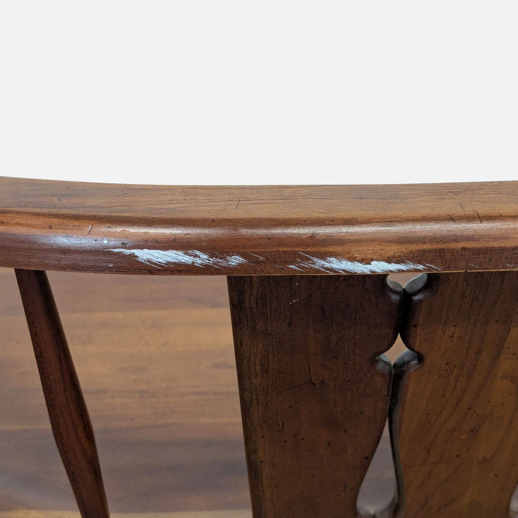 Rustic Wooden Dining Set with Table, 4 Chairs, Armchair, and Bench