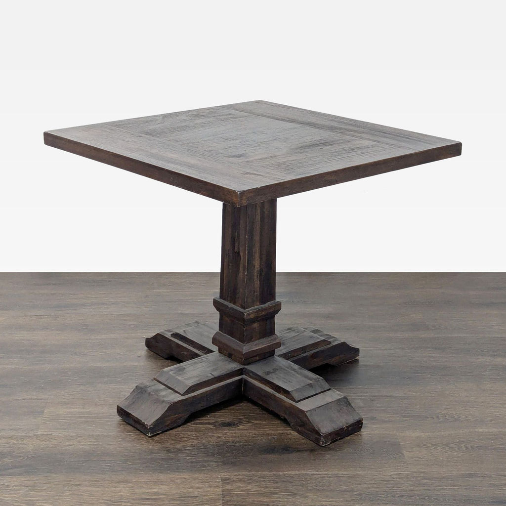 Certainly! Since you haven't provided the images or their full description, I'll generate three general but distinct alt texts for an End Table from the Essentials for Living brand: