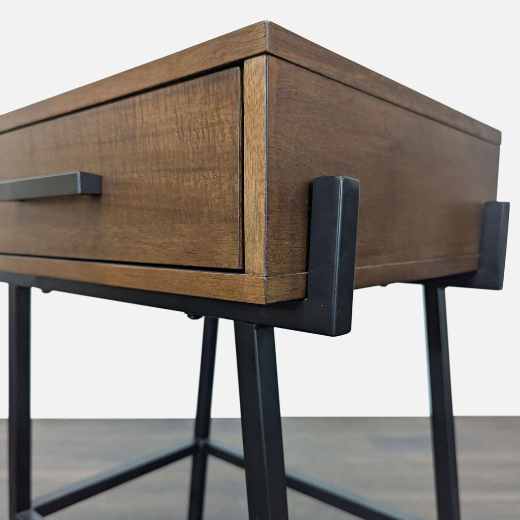 Whalen Furniture Industrial Style Nightstand