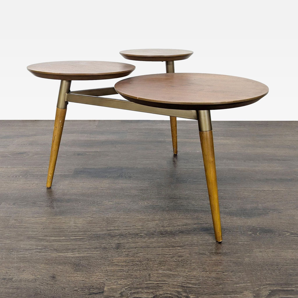 Pair of West Elm End Clover End Tables