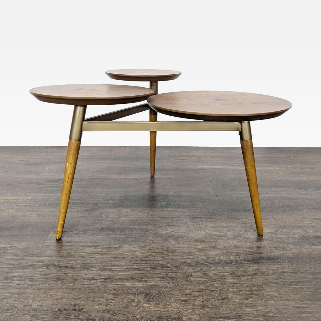 Pair of West Elm End Clover End Tables