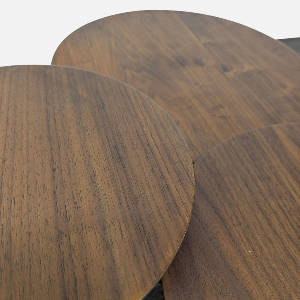 Pair of West Elm End Clover End Tables
