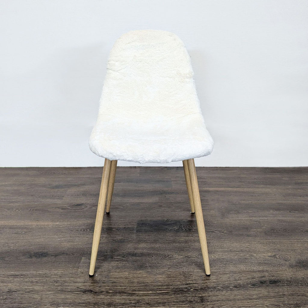 Pair of Mid-Century Modern Upholstered Dining Chairs