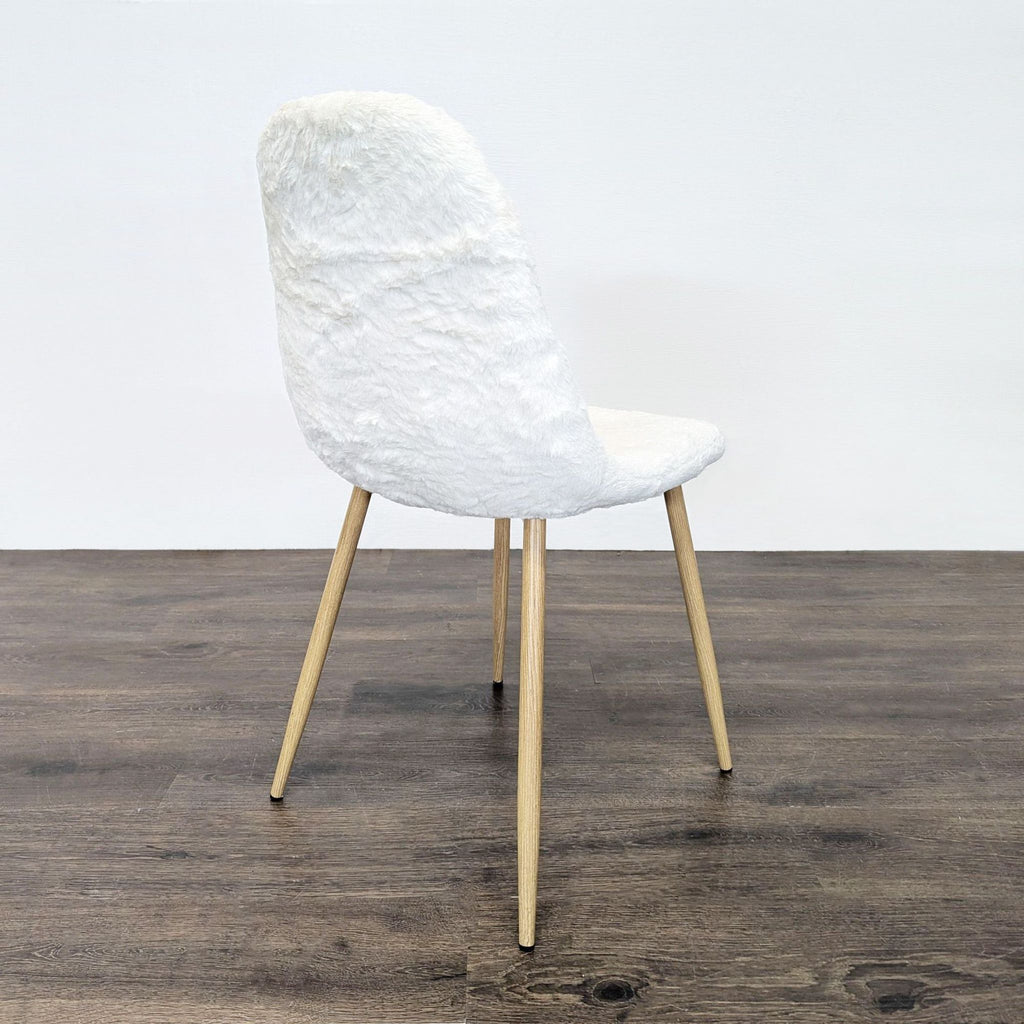 Pair of Mid-Century Modern Upholstered Dining Chairs