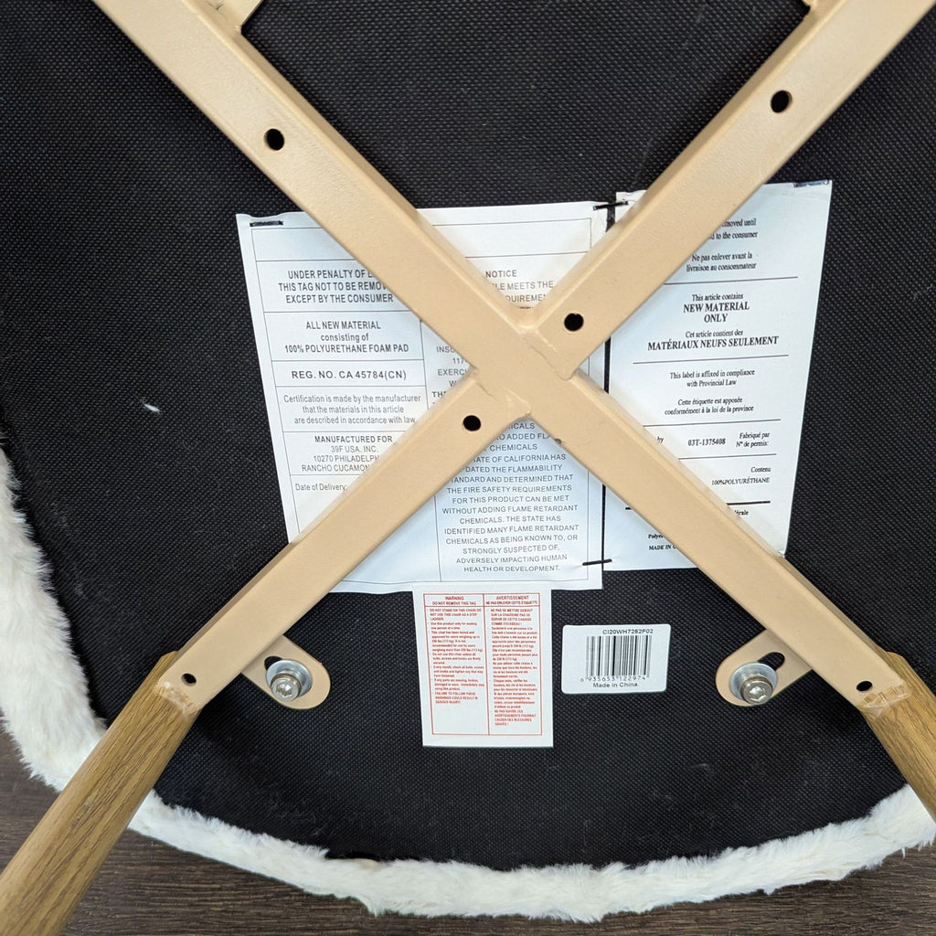 Pair of Mid-Century Modern Upholstered Dining Chairs