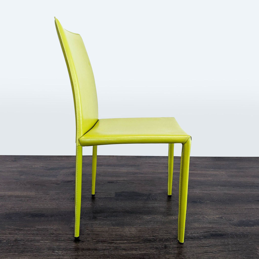 Set of Six Leather Dining Chairs