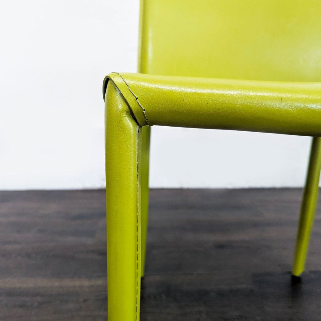 Set of Six Leather Dining Chairs