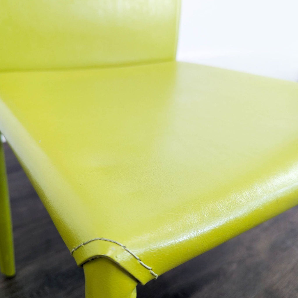 Set of Six Leather Dining Chairs