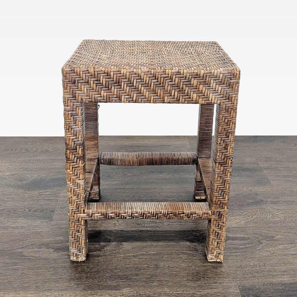 Small Wicker Stool