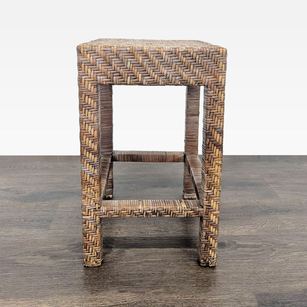 Small Wicker Stool