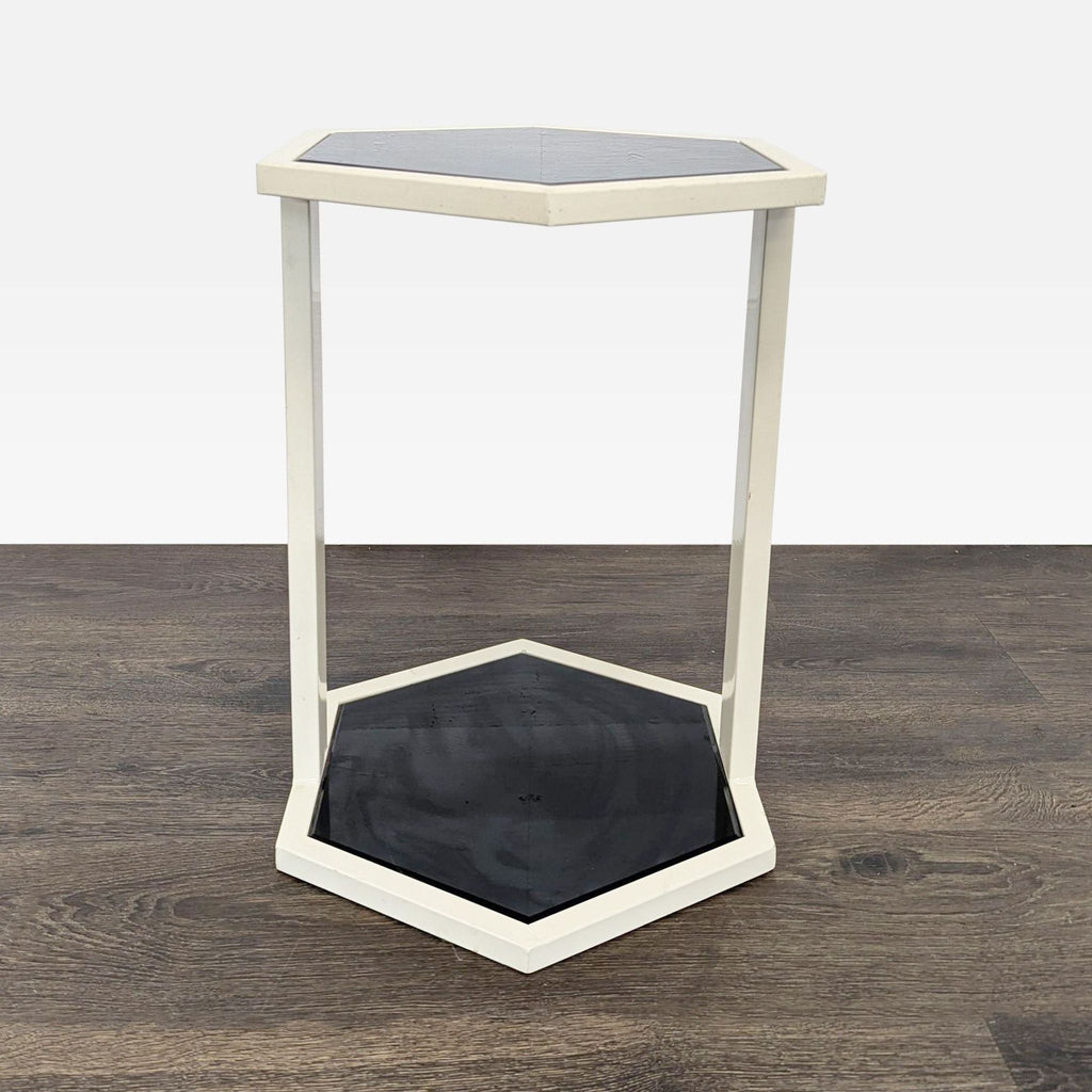 Pair of Nate Berkus Hexigon Side Tables