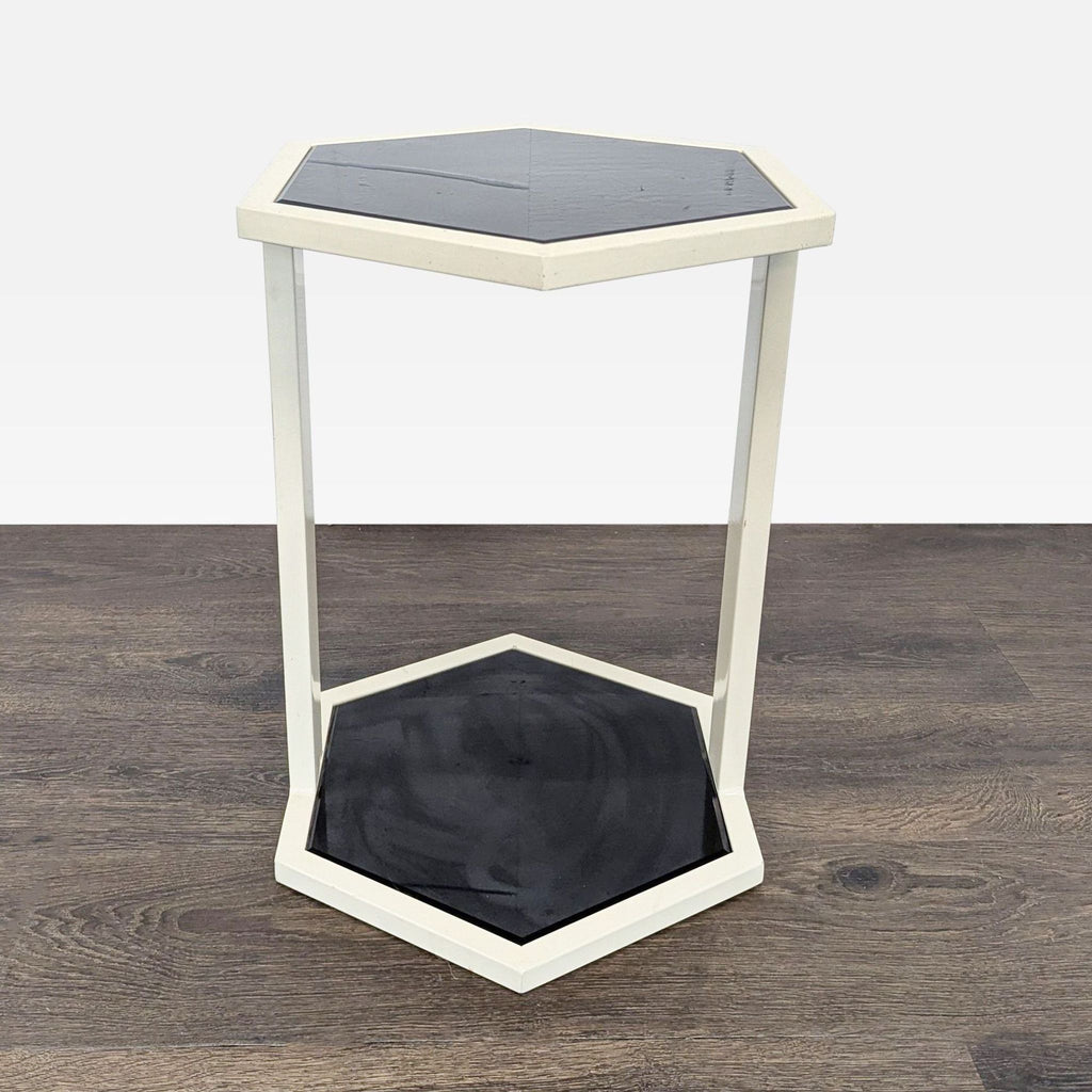 Pair of Nate Berkus Hexigon Side Tables