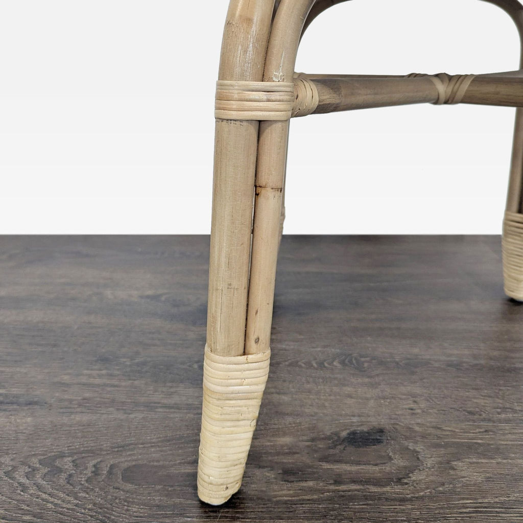 Pair of Small Rattan Stools