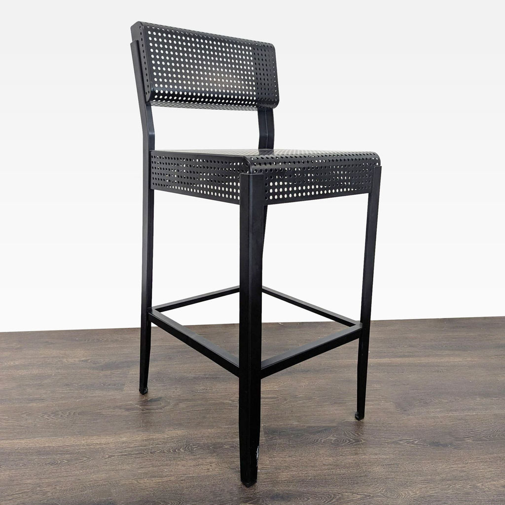 Pair of Ikea Metal Bar Stools
