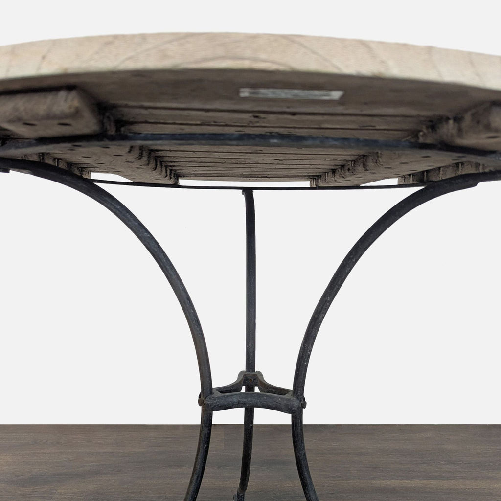 Smith & Hawken Bistro Style 3-Piece Wood and Metal Dining Set