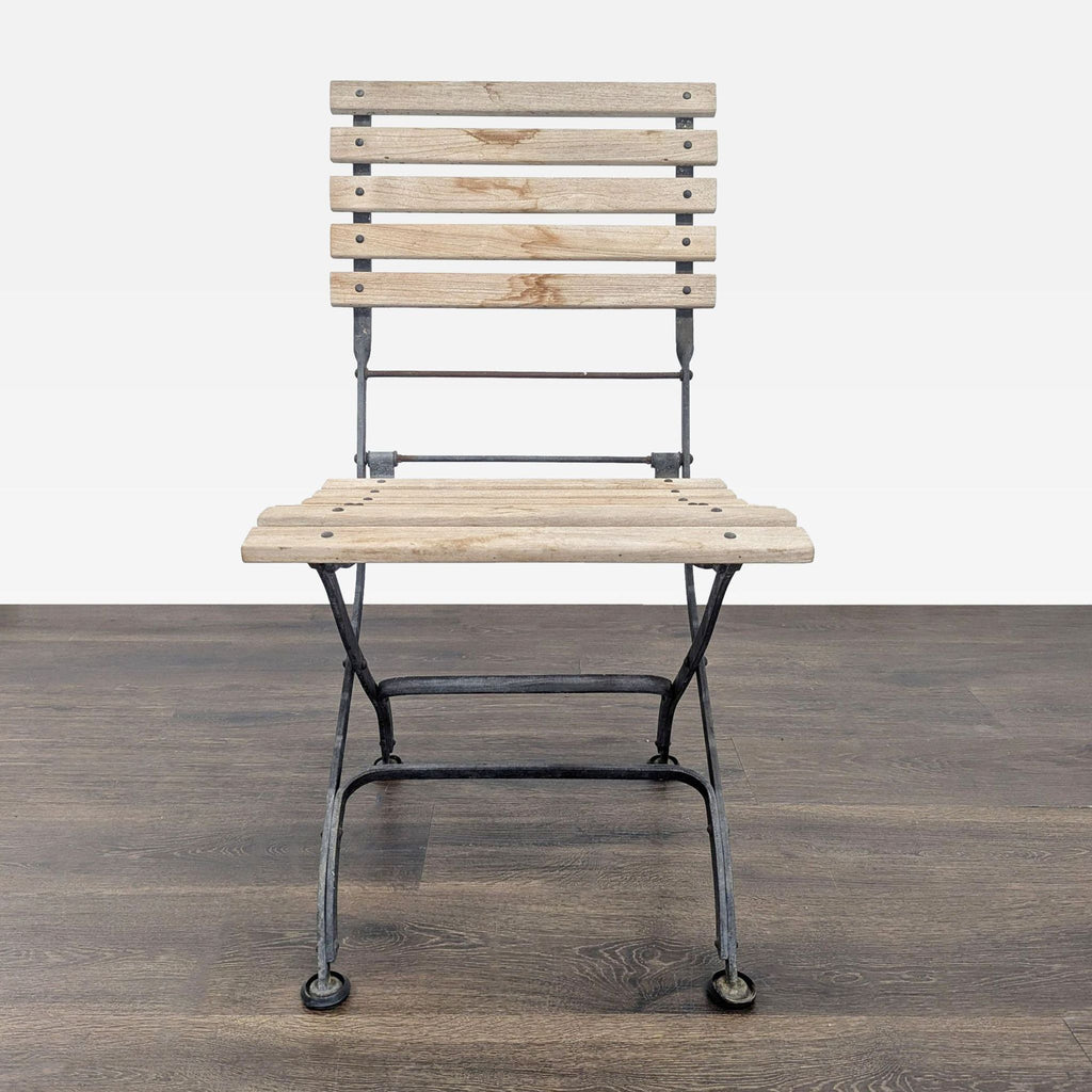 Smith & Hawken Bistro Style 3-Piece Wood and Metal Dining Set