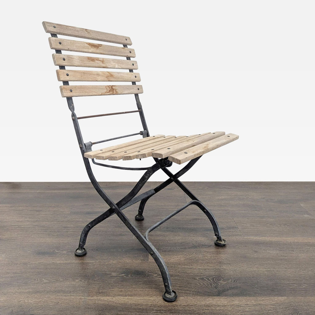 Smith & Hawken Bistro Style 3-Piece Wood and Metal Dining Set
