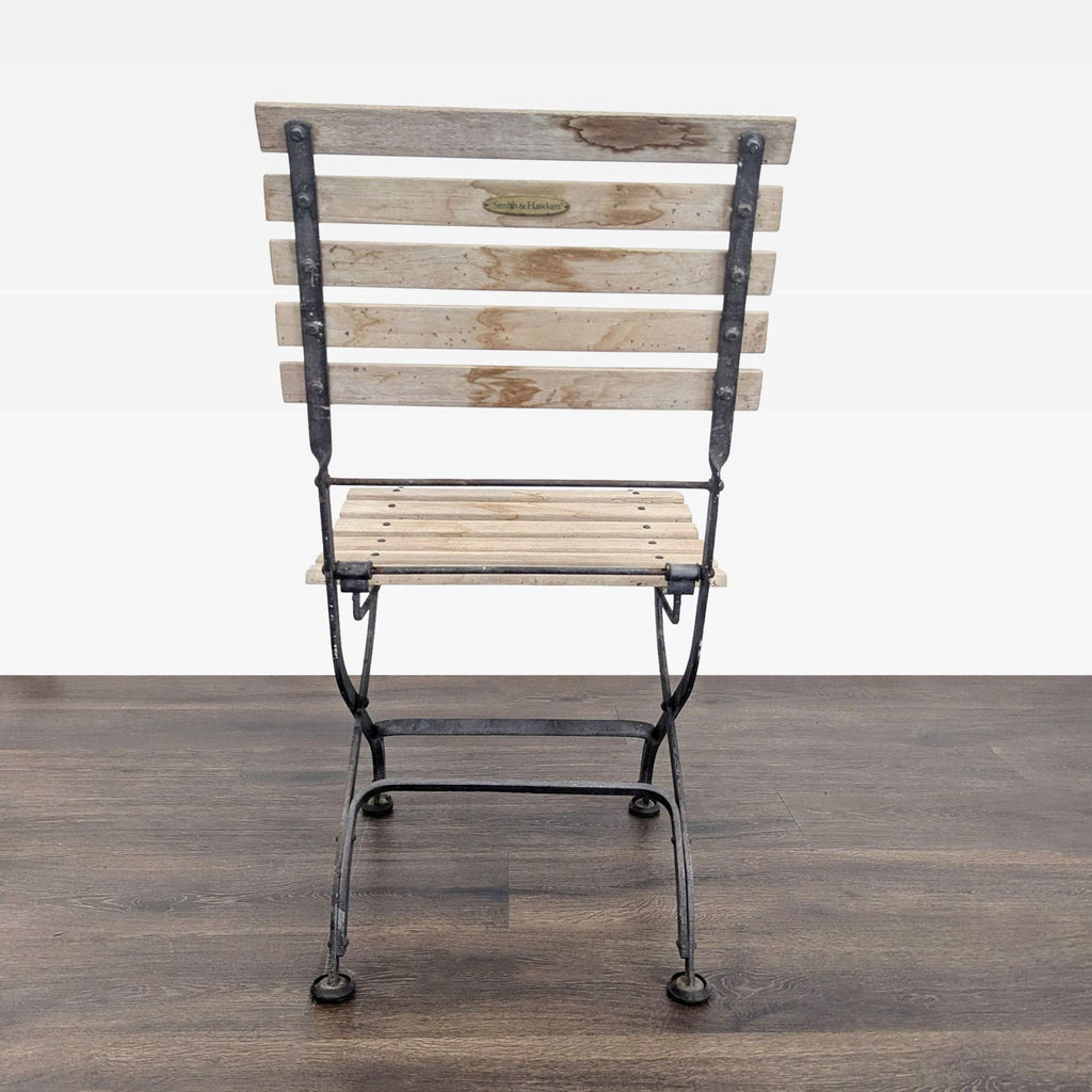 Smith & Hawken Bistro Style 3-Piece Wood and Metal Dining Set