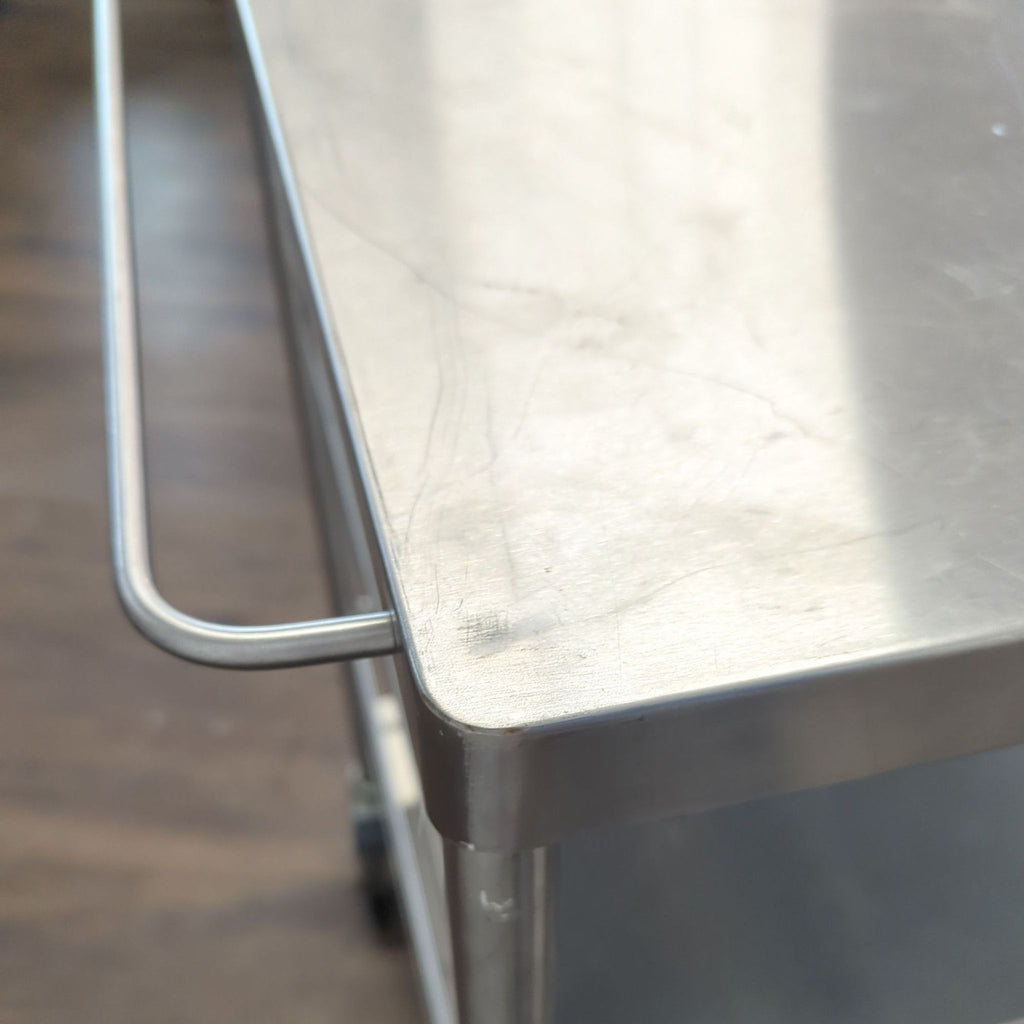 Stainless Steel Kitchen Utility Cart with Wheels and 3 Shelves