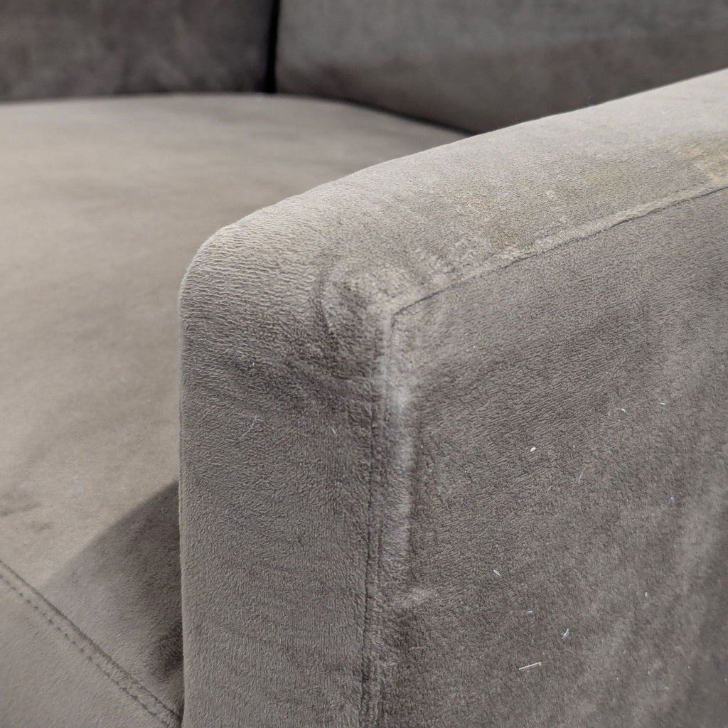 West Elm Brown Lounge Armchair – Modern and Comfortable