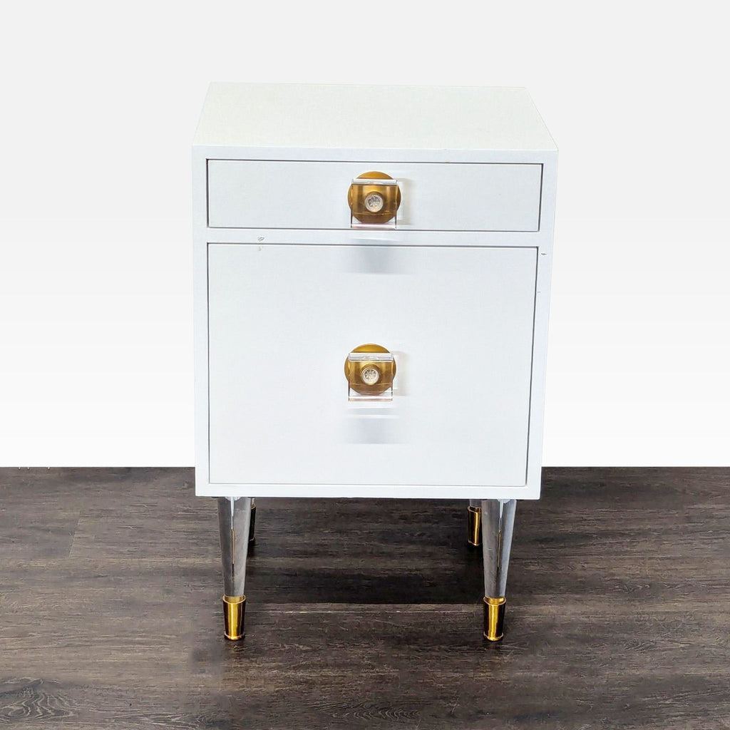 Nightstand with One Drawer and Cabinet