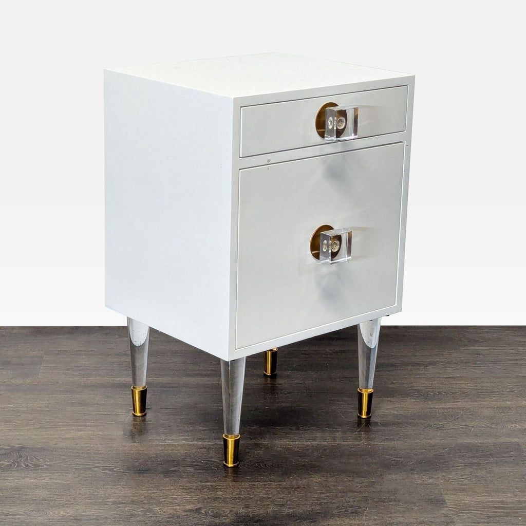 Nightstand with One Drawer and Cabinet