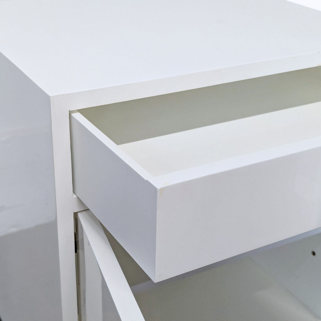Nightstand with One Drawer and Cabinet