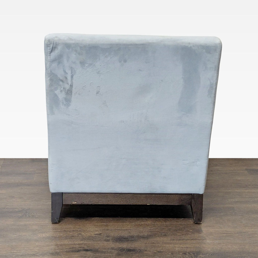 West Elm Gray Lounge Chair with Dark Wood Legs - Accepted Offer (10.31% discount)
