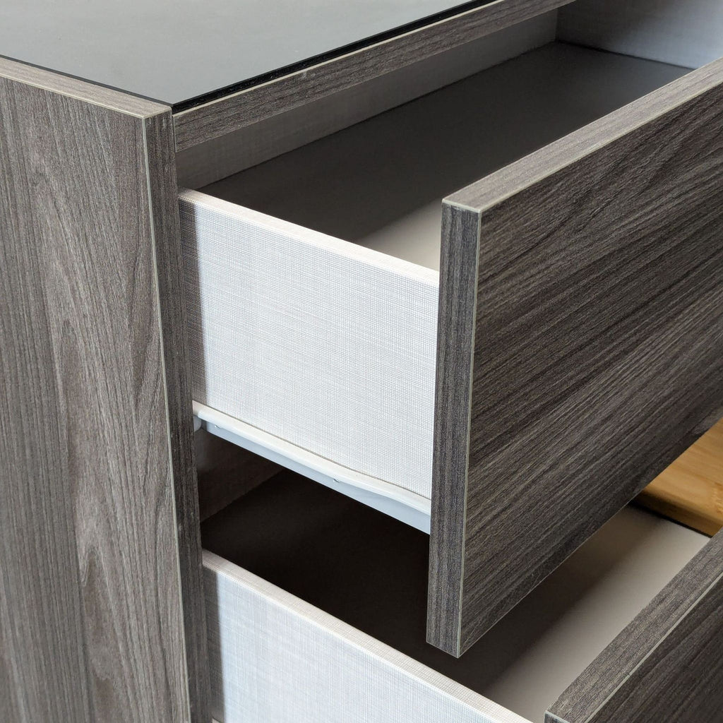 Modrest Modern 6-Drawer Dresser in Gray Wood Finish