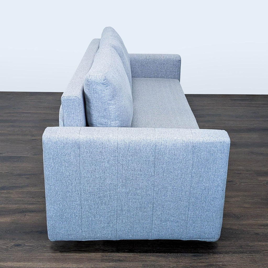 Modern Light Gray Sleeper Sofa with Pull-Out Bed