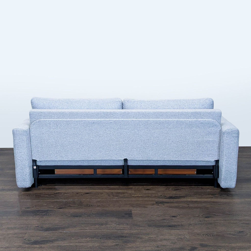 Modern Light Gray Sleeper Sofa with Pull-Out Bed