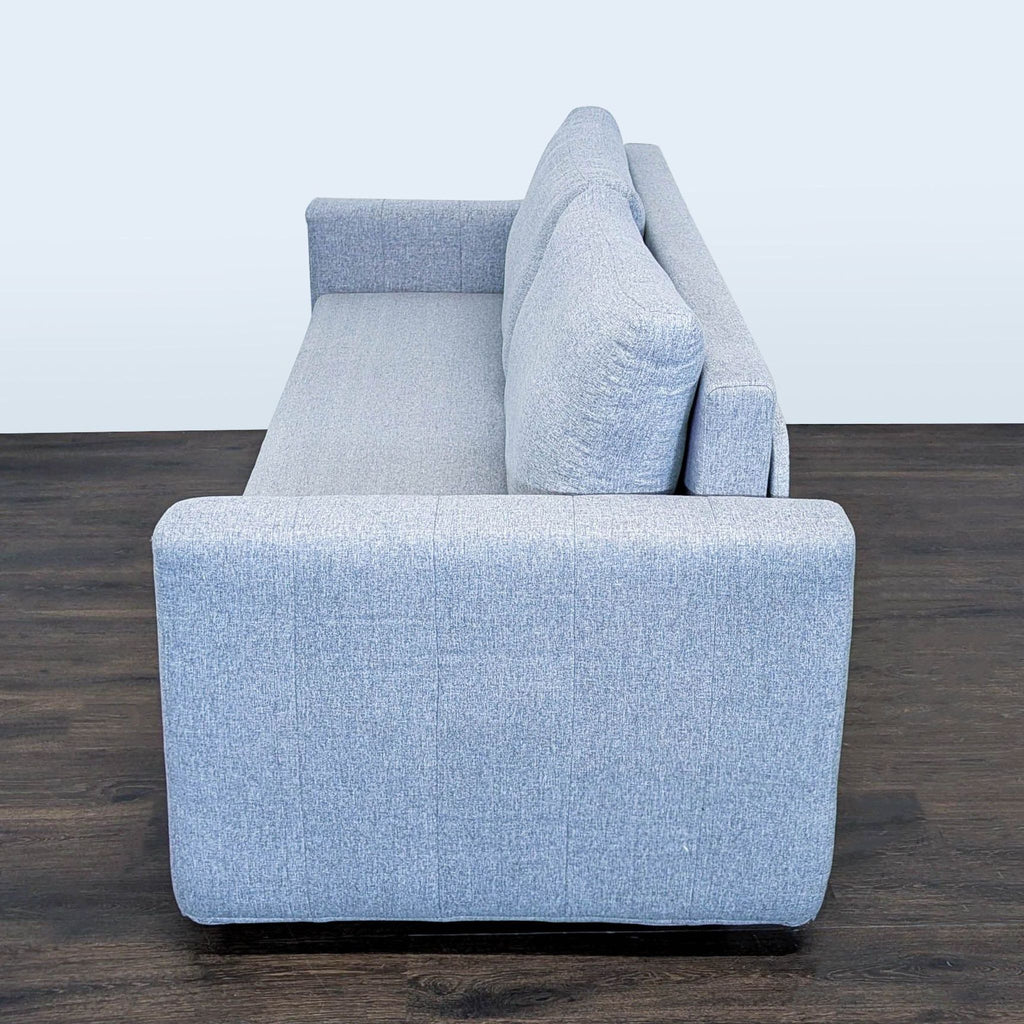 Modern Light Gray Sleeper Sofa with Pull-Out Bed