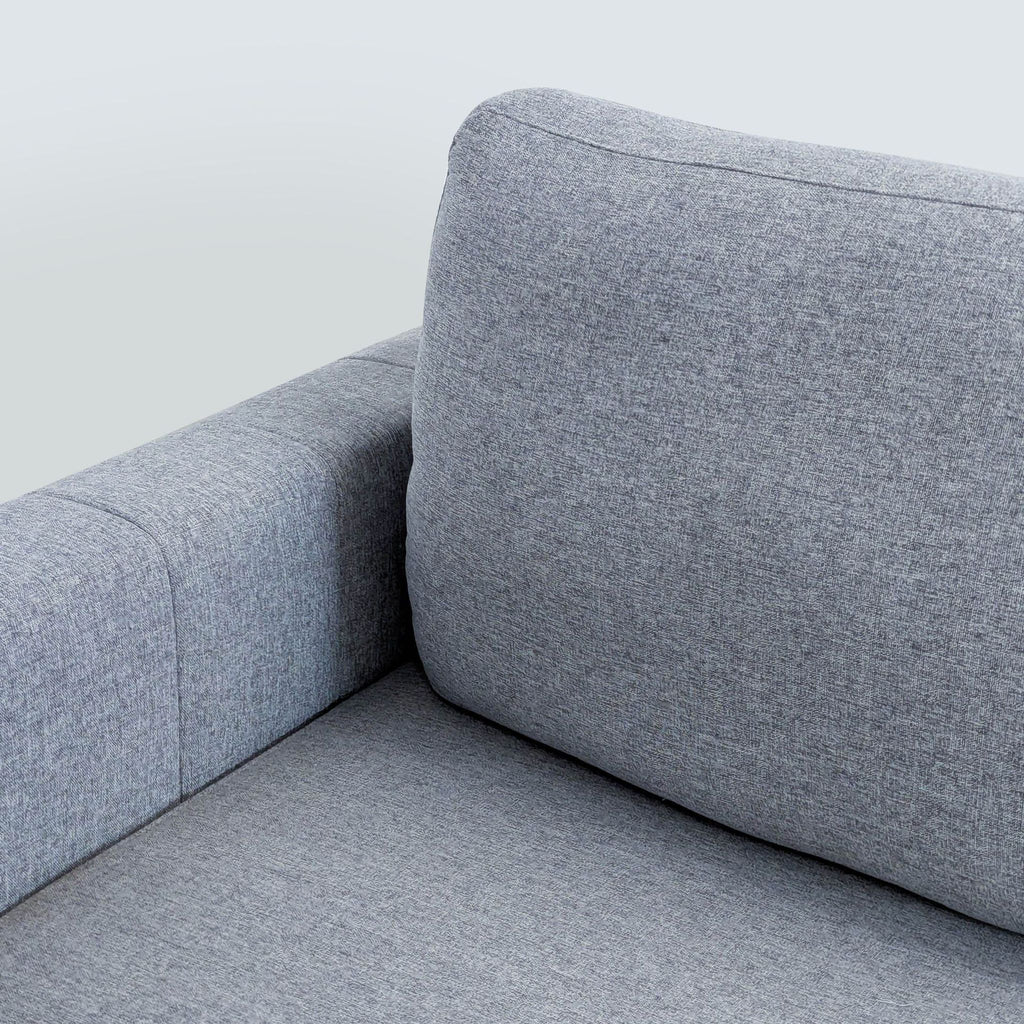 Modern Light Gray Sleeper Sofa with Pull-Out Bed