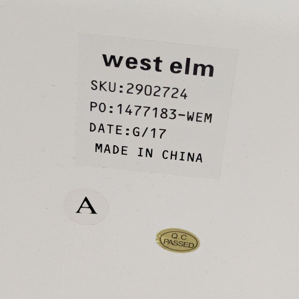 West Elm White Lacquer Storage Console