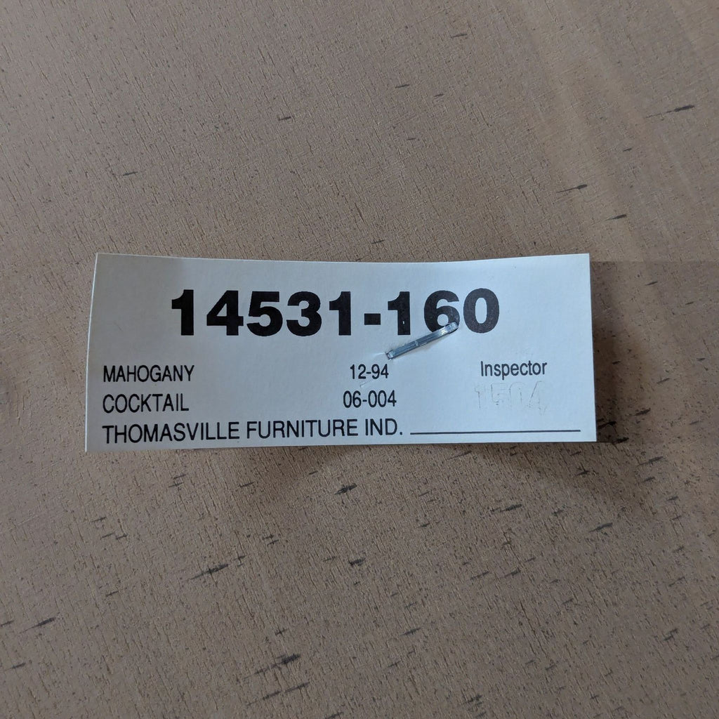 Vintage Thomasville Mahogany Coffee Table