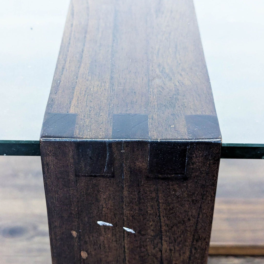 Living Spaces Nola Brown Rectangular Coffee Table