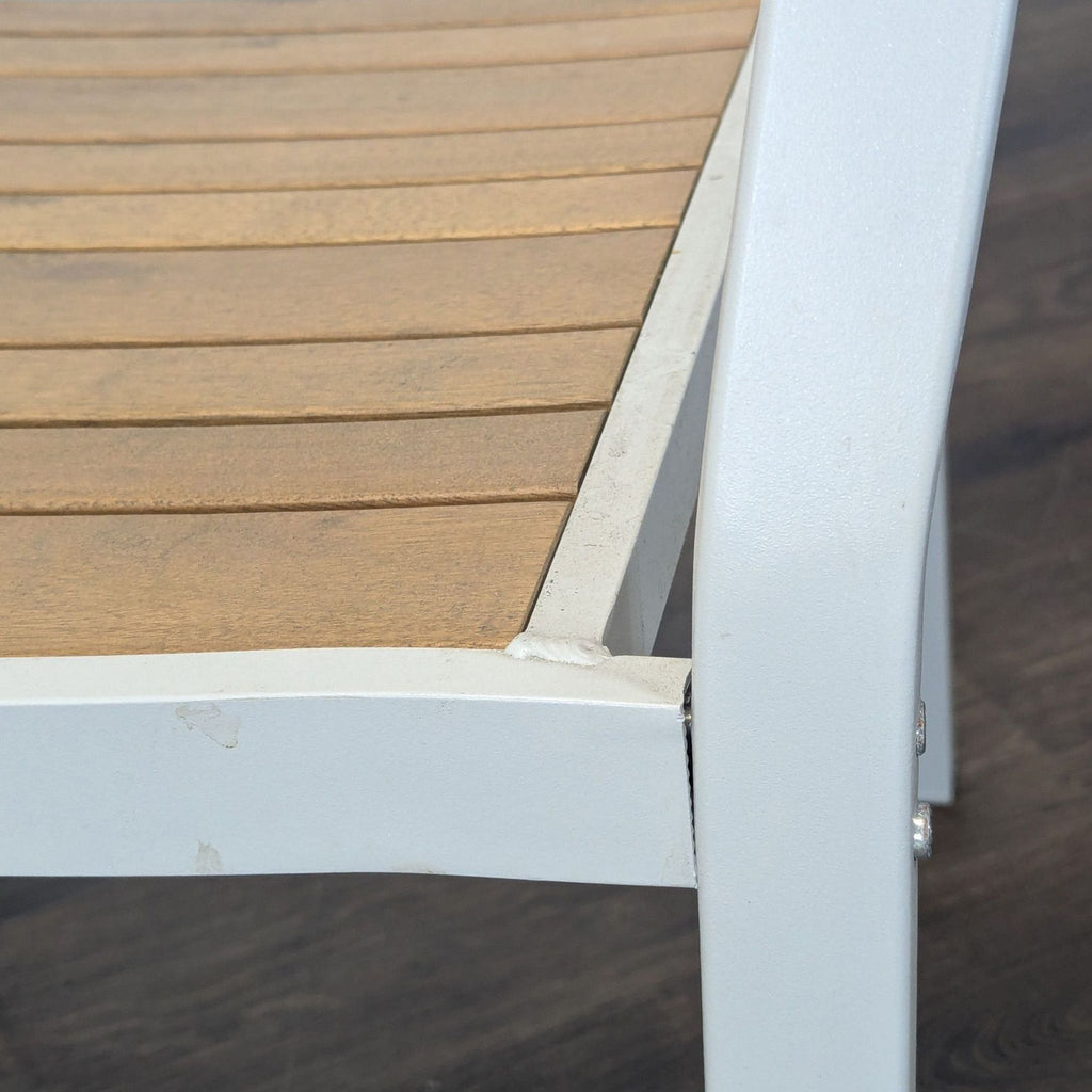 Ikea Själland Modern Outdoor/Indoor Chair with Metal Frame and Wood Panels - Accepted Offer (46.81% discount)