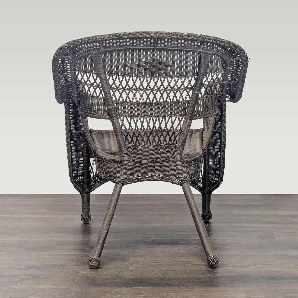 Classic Brown Wicker Outdoor Arm Chair - Sturdy and Stylish - Accepted Offer (13.04% discount)