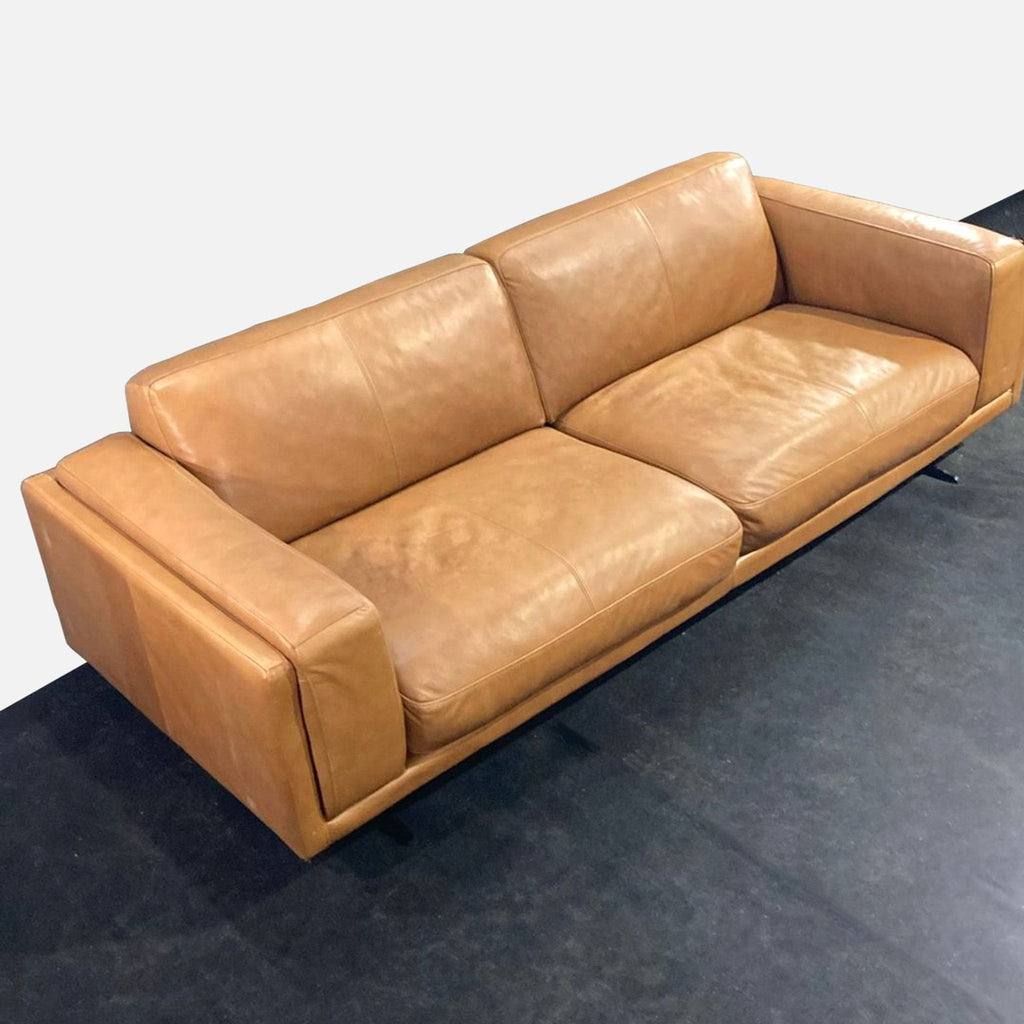 Copenhagen Furniture Nobu Caramel Leather Sofa