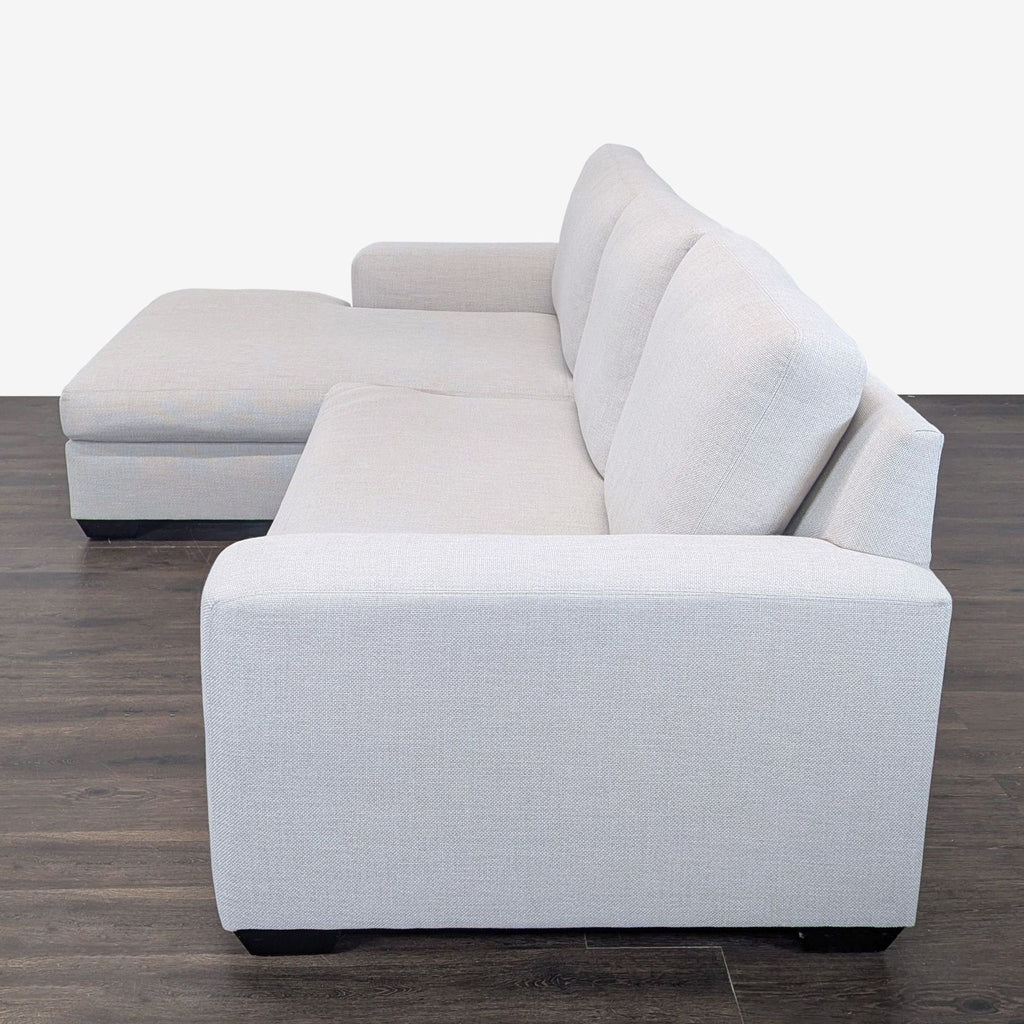 Pottery Barn Big Sur Modern Sectional Sofa with Chaise