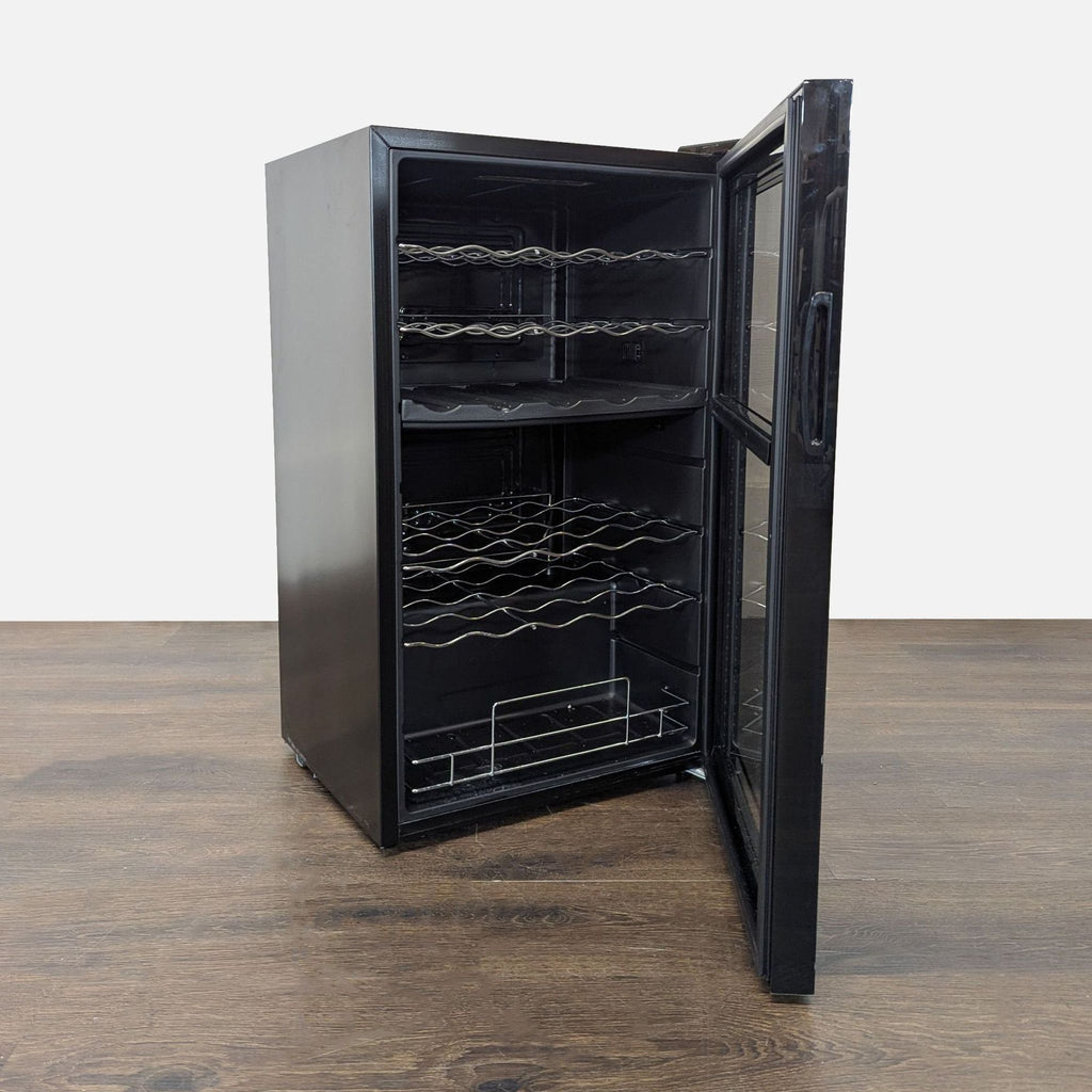 Wine Enthusiast Black Glass Door Wine Refrigerator - Accepted Offer (24.14% discount)