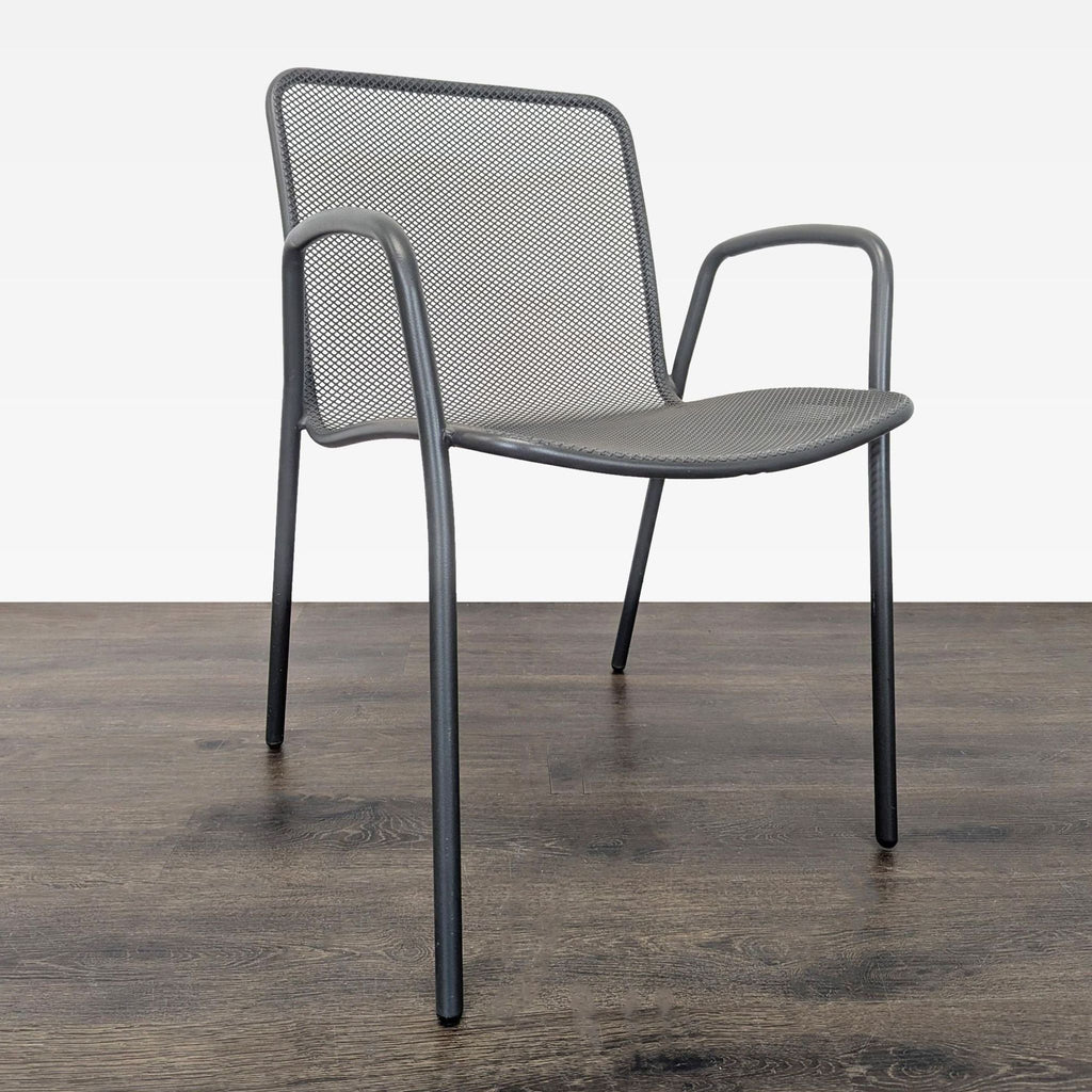 Room & Board Aruba Set of 4 Metal Mesh Armchairs