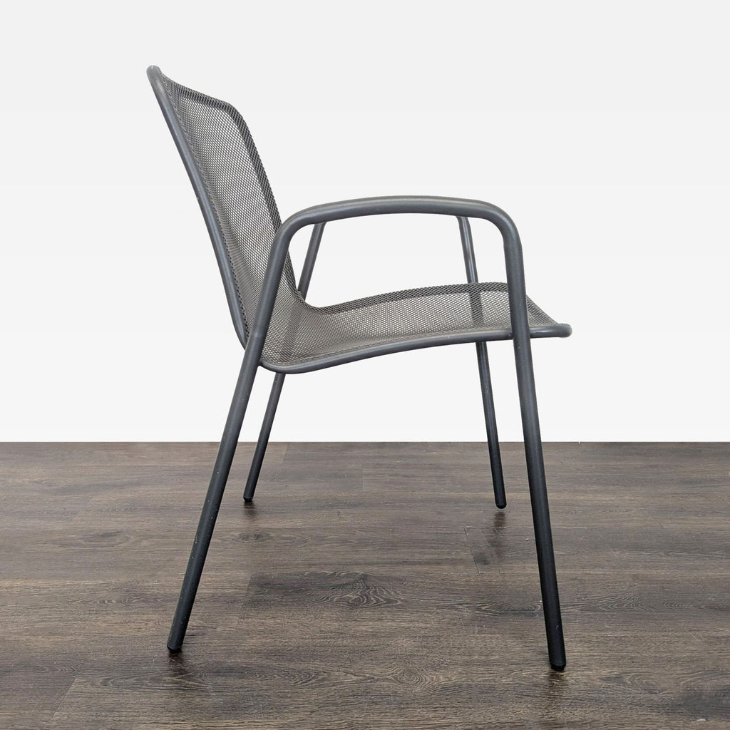 Room & Board Aruba Set of 4 Metal Mesh Armchairs