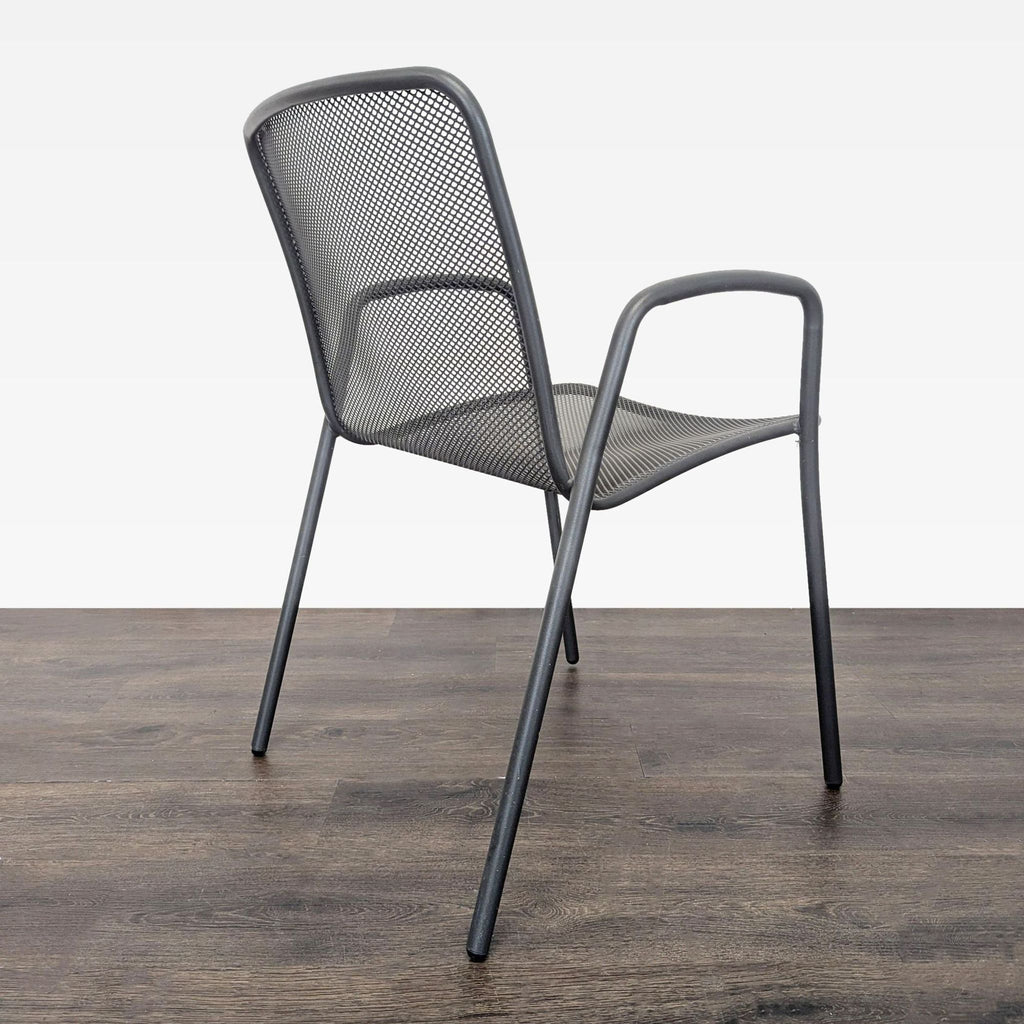 Room & Board Aruba Set of 4 Metal Mesh Armchairs