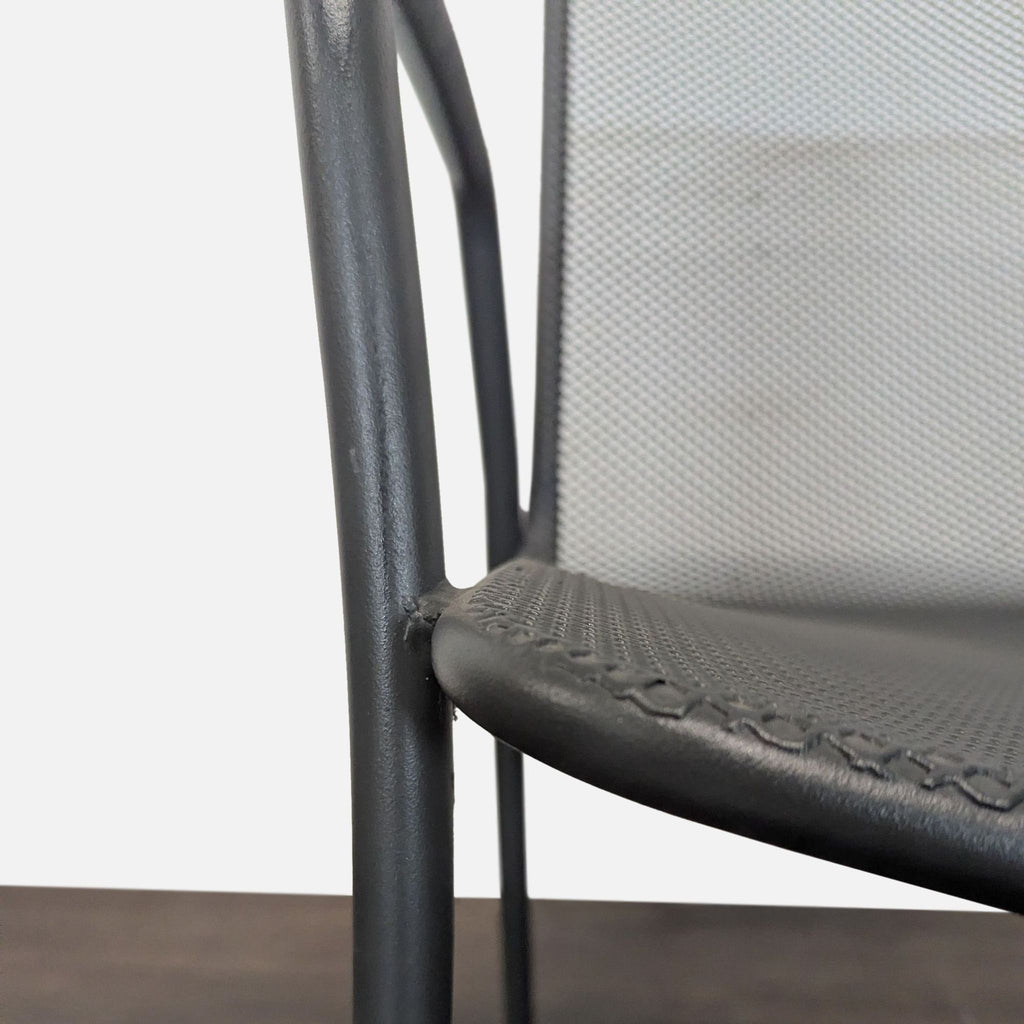 Room & Board Aruba Set of 4 Metal Mesh Armchairs