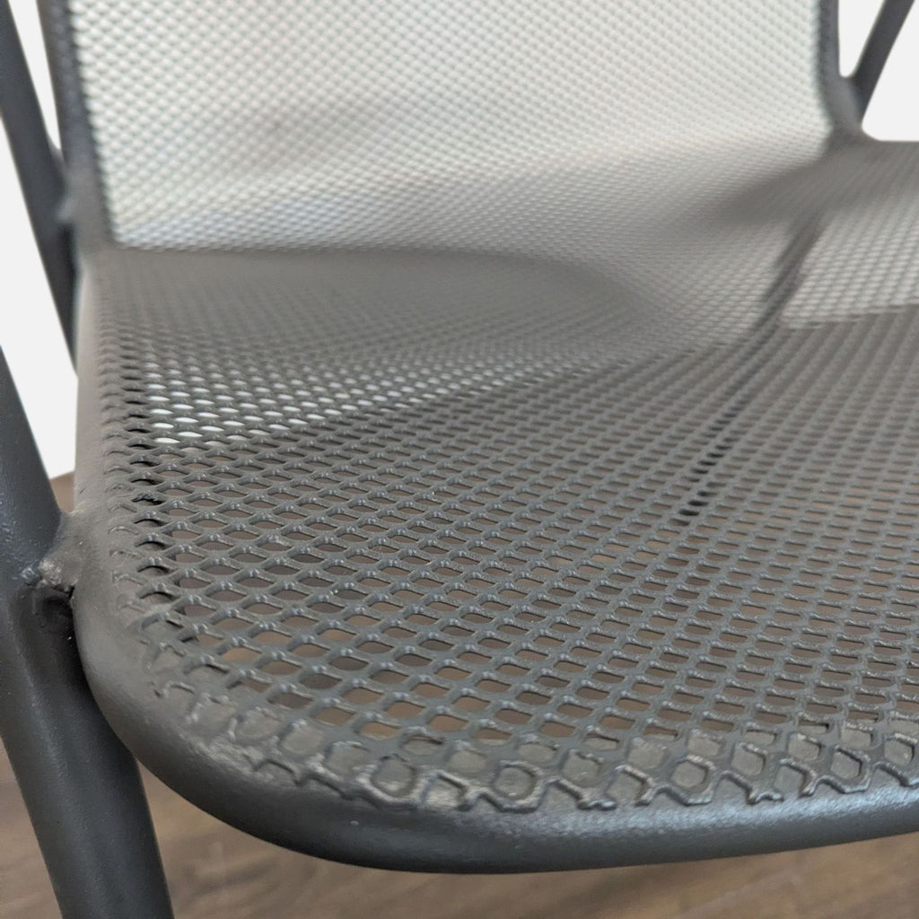 Room & Board Aruba Set of 4 Metal Mesh Armchairs