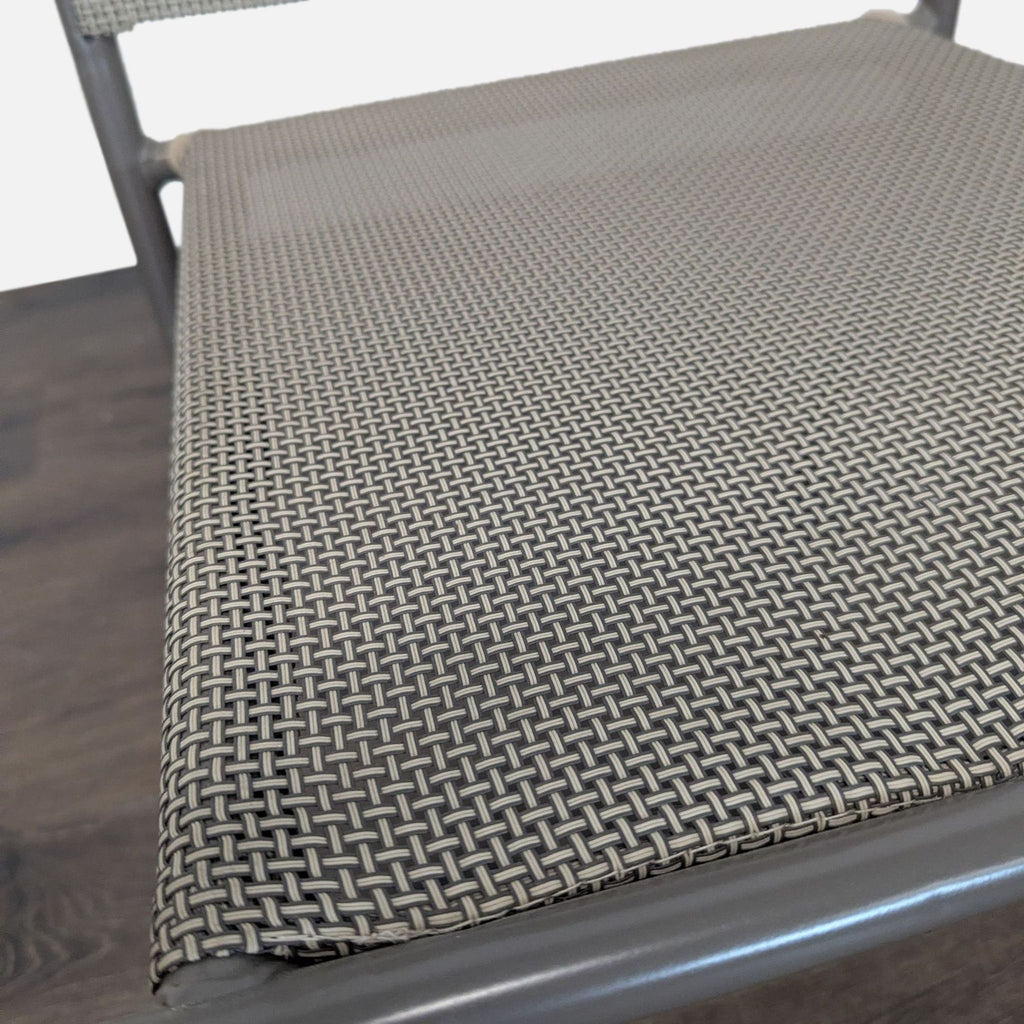 Set of 6 Modern Outdoor Chairs with Armrests