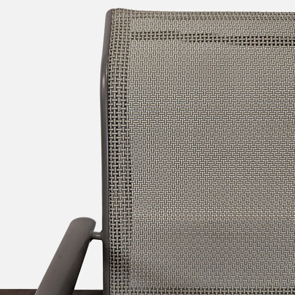 Durable metal chairs with comfortable mesh seating and simple design, easy to fit any decor.