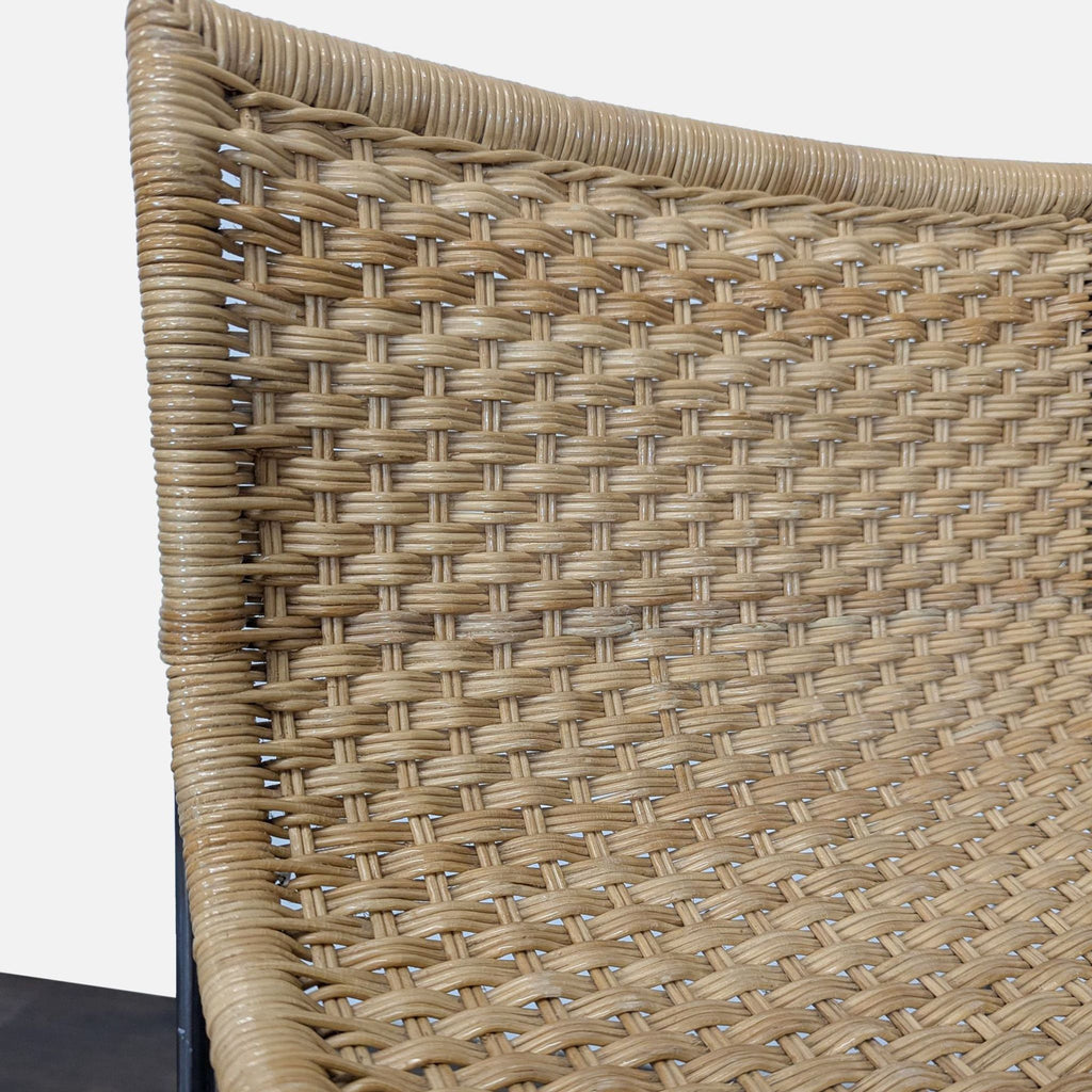 Set of Three Rattan Woven Counter/Bar Stools