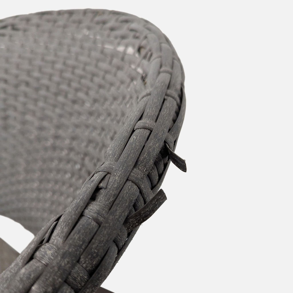 Set of 4 Woven Stackable Patio Chairs